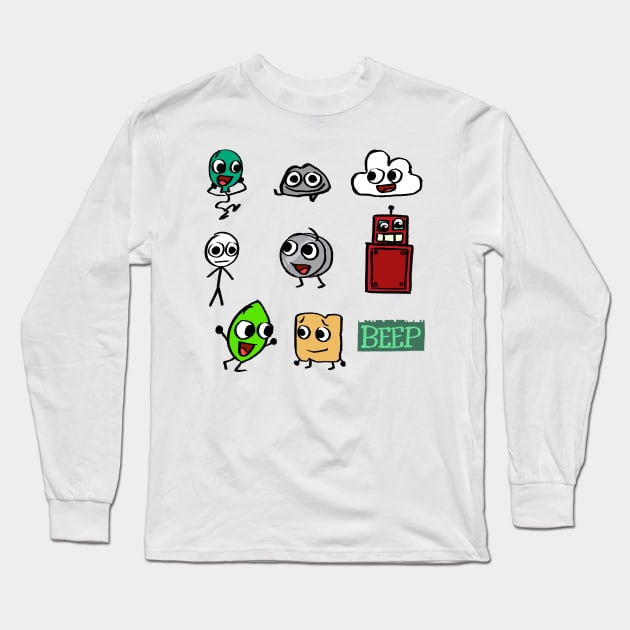 BFB BEEP Pack Long Sleeve T-Shirt by MsBonnie